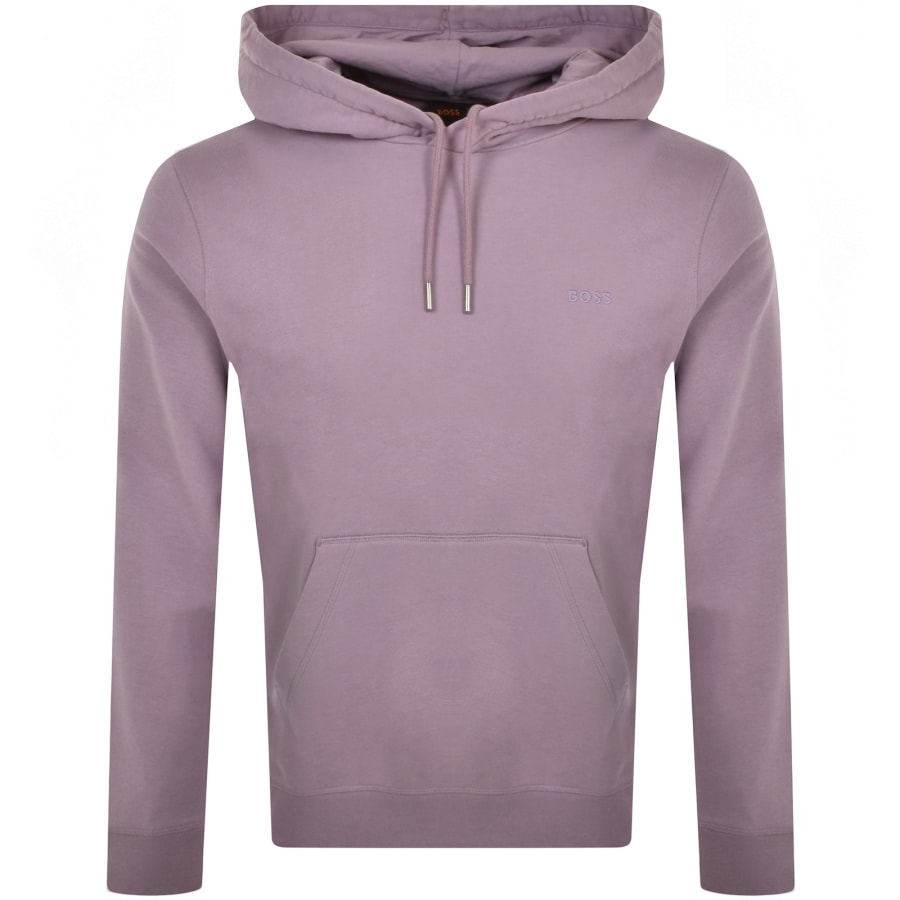 BOSS WePeach Pullover Hoodie Purple Mainline Menswear Ireland
